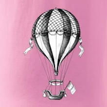 Horkovzdušný balón  kreslený
