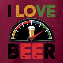 I love beer - palivoměr