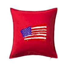 Americká vlajka ohnutá