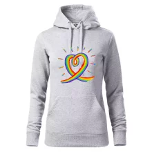 Srdce pride duha kreslená