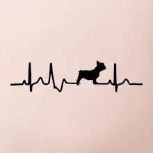 EKG Francouzský buldoček z boku