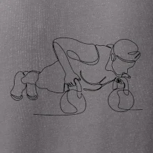 Kitebell posilování jedním tahem