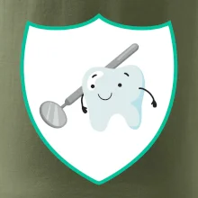 Zoubek na prsu - zrcátko