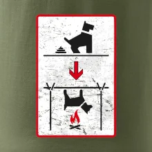 Tričko pro odpůrce sraní na chodníku