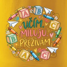 Učím miluju přežívám školní abeceda