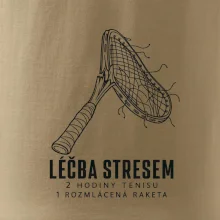 Léčba stresem rozmlácená raketa