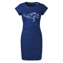 Kůň - bežící silueta hlavy