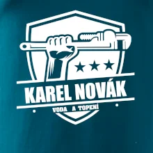 Instalatér - Erb vlastní nápis