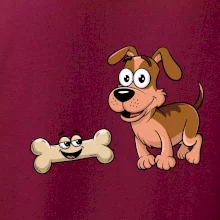 Parové triko - Pes a kost