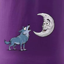 Parové triko - Vlk a měsíc