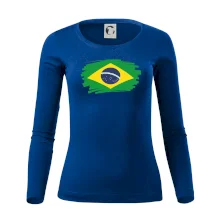 Brazílie vlajka štětkou