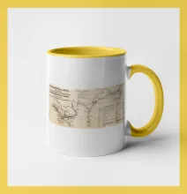 Mapa Báňské dráhy z Moravské Ostravy do Doubravy