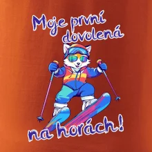 Moje první dovolená na horách modrá liška