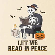 Let me read in peace