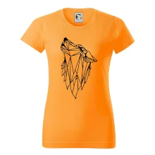 Geometrie - vlk - vyjící