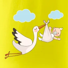 Čáp čekáme miminko - neutrální