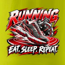 Běžecká bota se stopkami eat sleep repeat