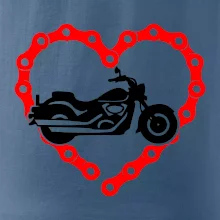 Moto srdce řetěz - chopper