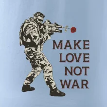 Růže ve zbrani, make love not war