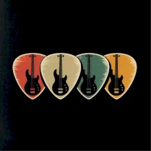 Čtyři barevná trsátka