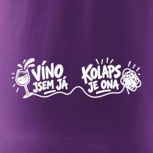 Víno jsem já a kolaps je ona