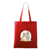 Velikonoční zajíček tulipány