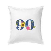 Květinové číslo kreslené - 90