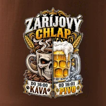 Záříjový chlap -  do 16 káva  od 16 pivo