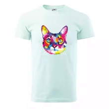 Kočka duhová hlava