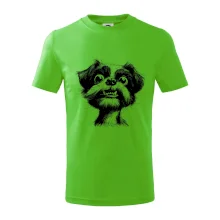 Černobílá karikatura Ši-tzu