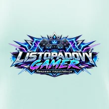 Listopadový gamer s neonovým herním ovladačem