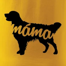 Zlatý retrívr máma obrys