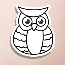 Sova kreslená na prsu