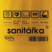 Čárový kód sanitářka