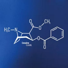 Molekulární struktura Cocaine Kokain