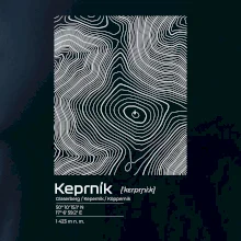 Keprník - vrstevnice v obdélníku