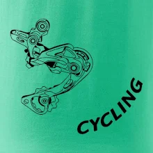 Cycling nápis šikmo