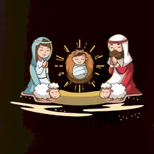 Ježíšek v jesličkách