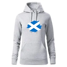 Skotská vlajka kreslená štetcem