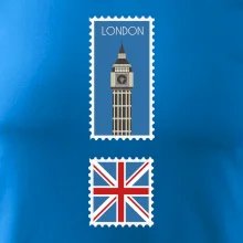 Londýn známka barevná