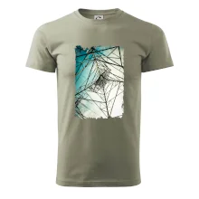 Barevné nebe - stožáry vysokého napětí