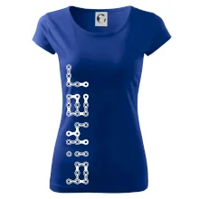 Biker nápis na výšku řetěz