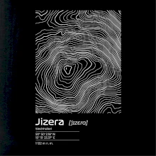 Jizera - vrstevnice v obdélníku