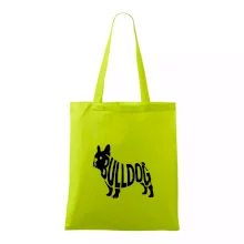 Bulldog  nápis v těle