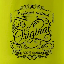 Vintage nejlepší tatínek 100% kvalita