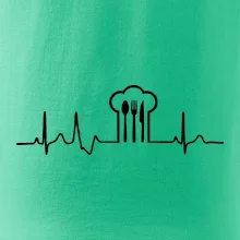 EKG kuchař čepice a příbory