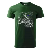 Praha - 14100 mapa s vodními toky