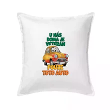 U nás doma je veterán pouze toto auto barevný nápis