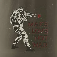 Růže ve zbrani, make love not war