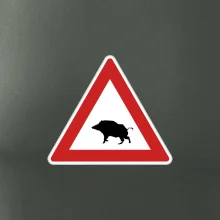 Dopravní značka - Pozor divočák